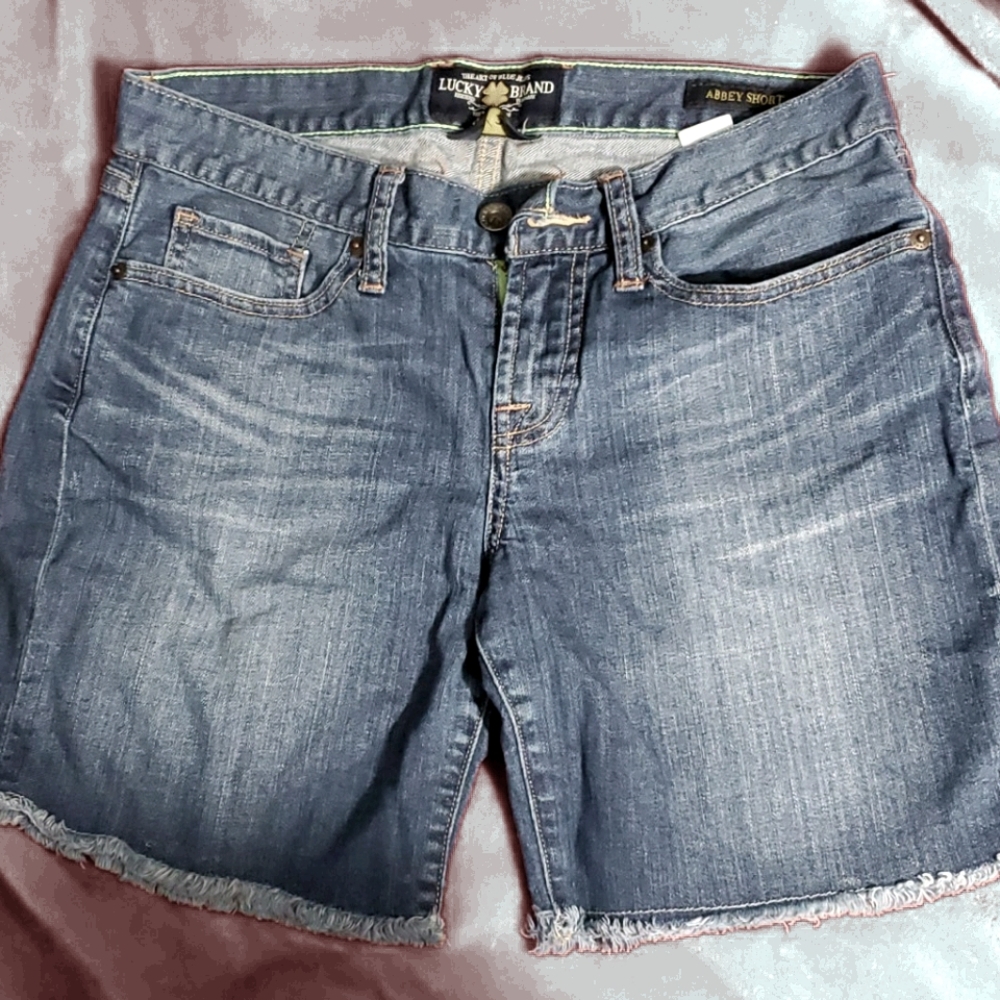Lucky brand abbey shorts size 27